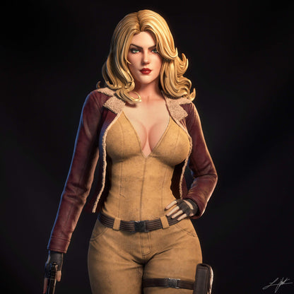 Cover Girl Statue 3D-Printed Kit