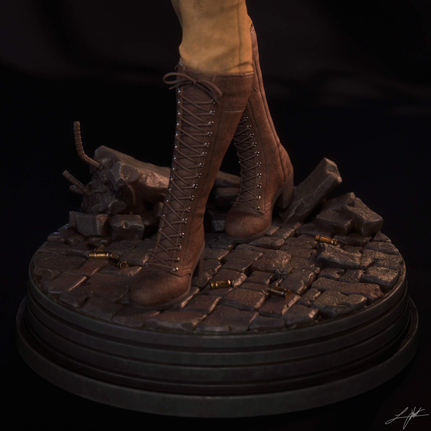 Cover Girl Statue 3D-Printed Kit