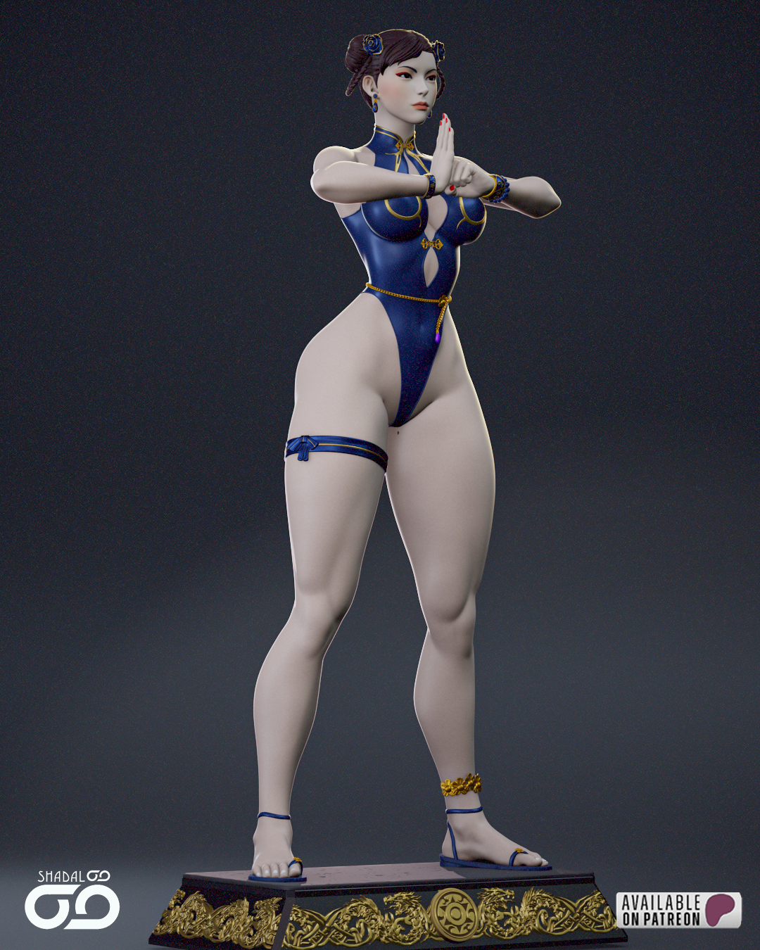Chun-Li Statue