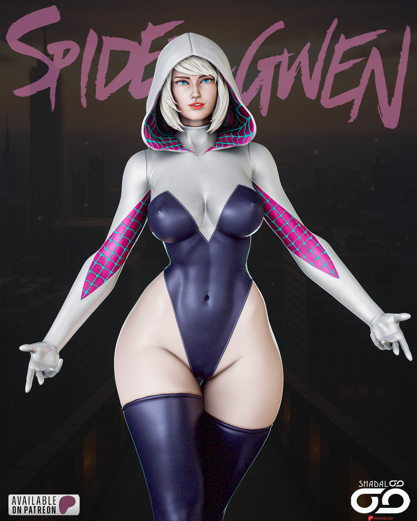 Spider Gwen Stacy Statue