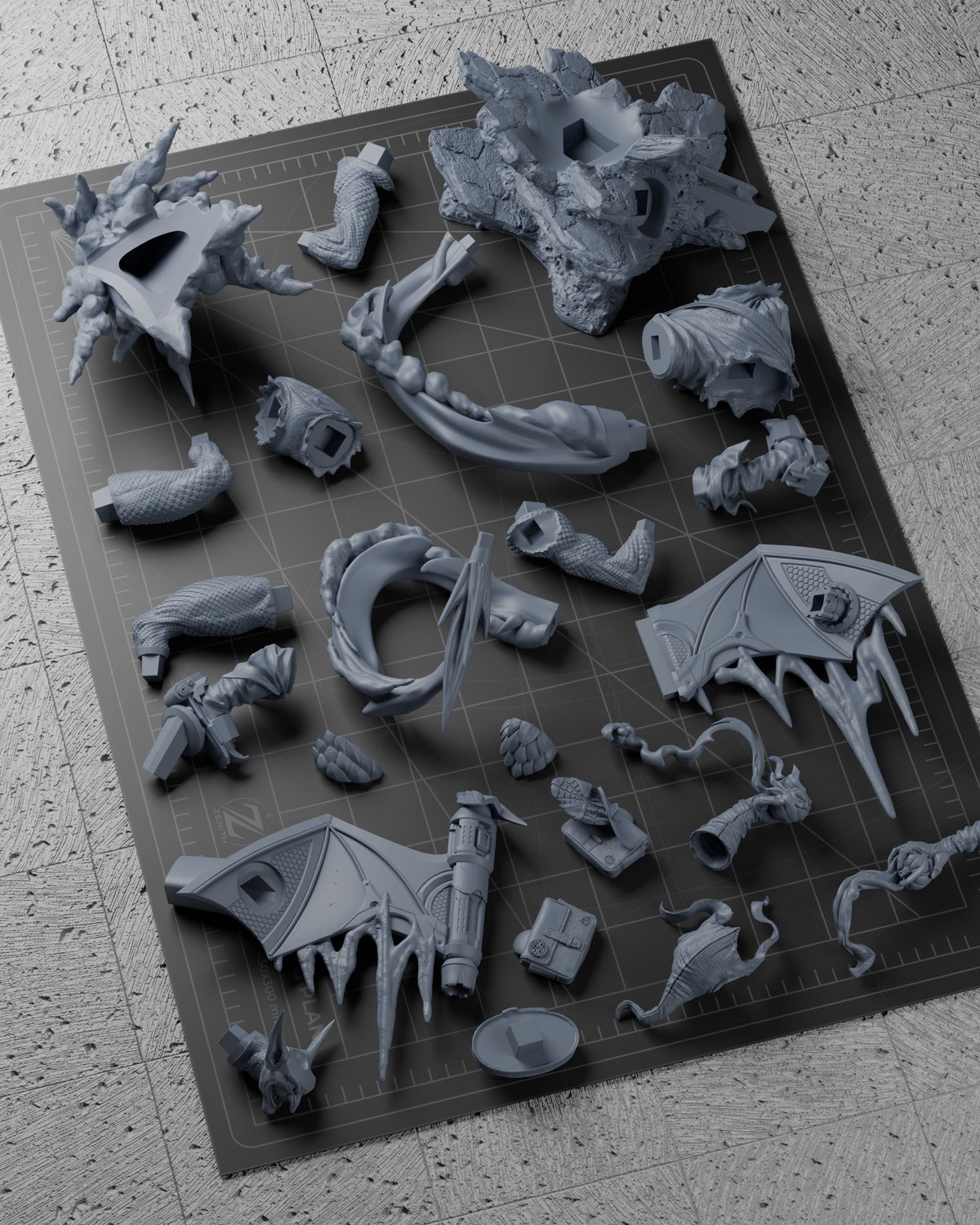 Green Goblin Statue 3D-Printed Kit