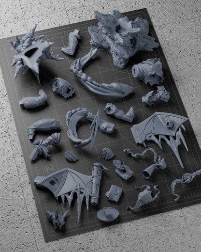 Green Goblin Statue 3D-Printed Kit