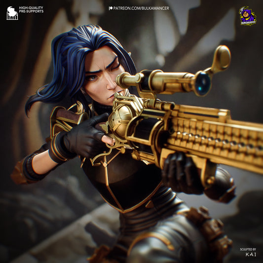Caitlyn (Arcane) Statue