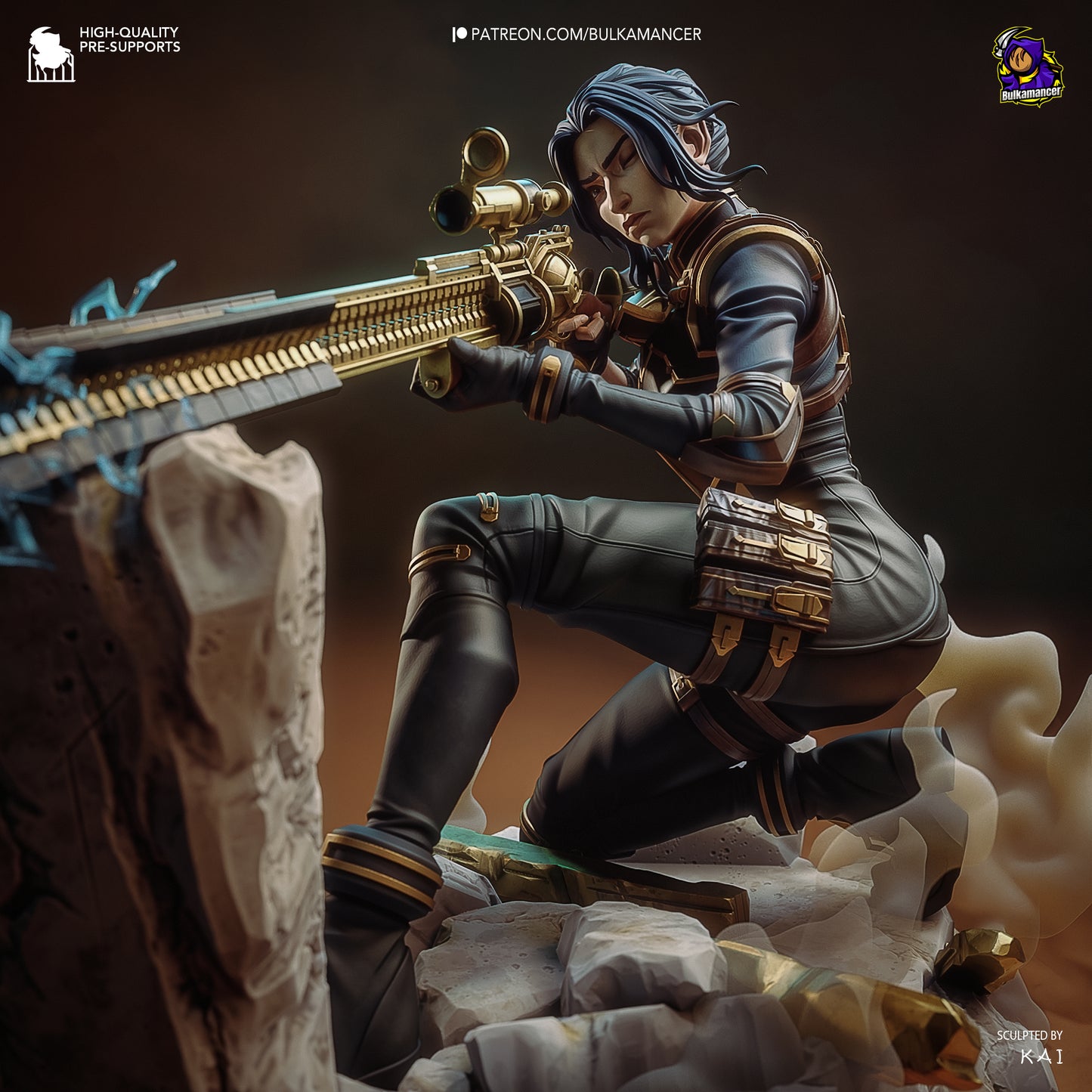 Caitlyn (Arcane) Statue