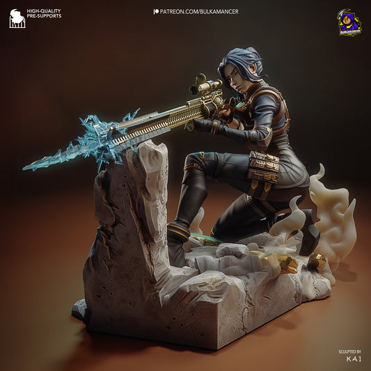 Caitlyn (Arcane) Statue