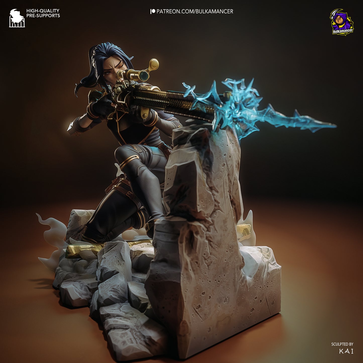 Caitlyn (Arcane) Statue