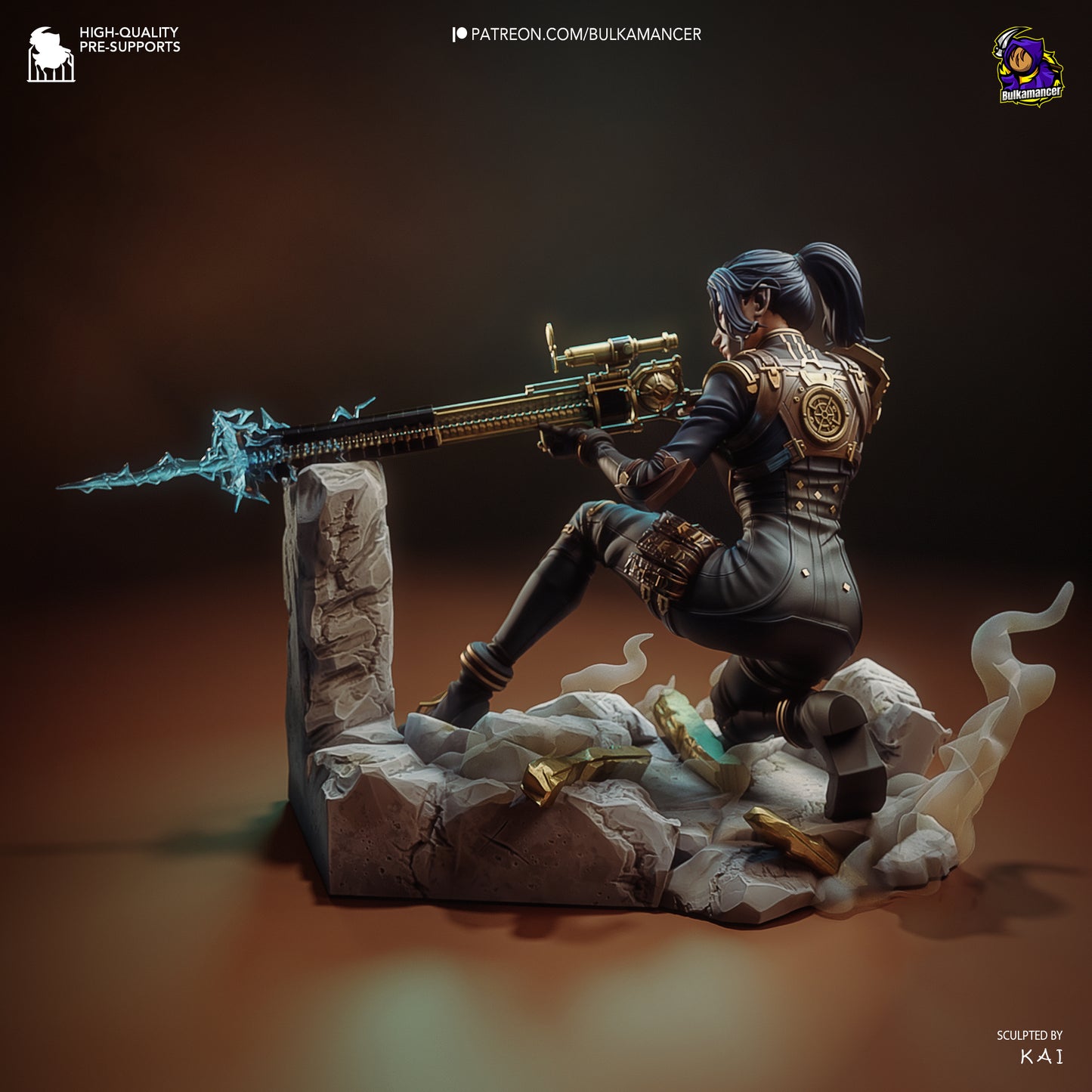 Caitlyn (Arcane) Statue