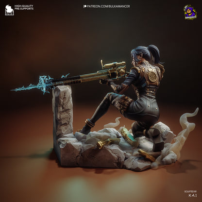 Caitlyn (Arcane) Statue