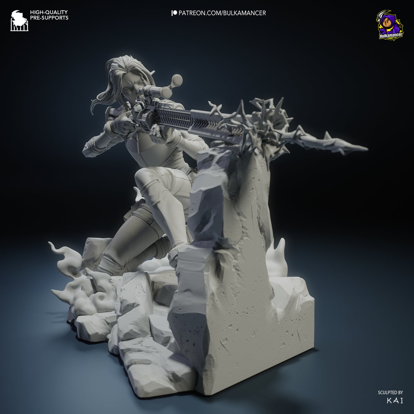 Caitlyn (Arcane) Statue