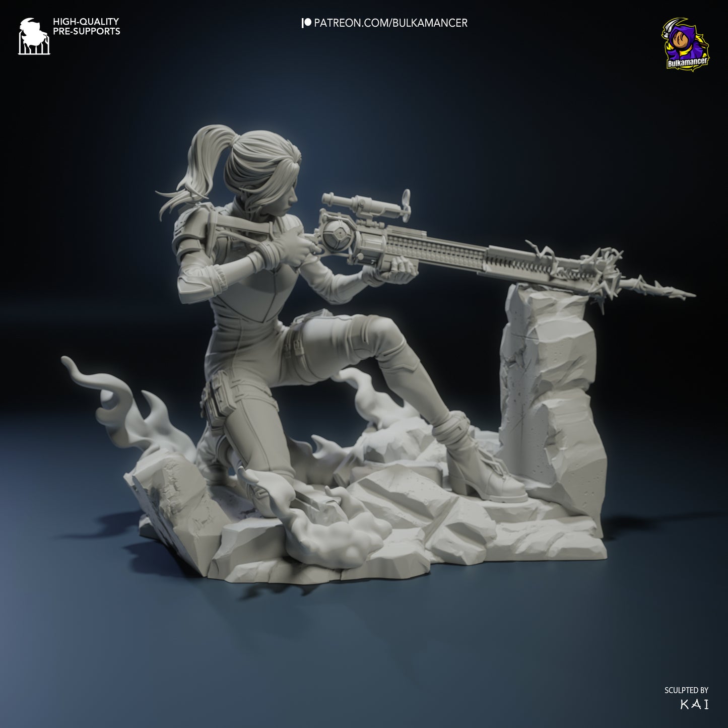 Caitlyn (Arcane) Statue