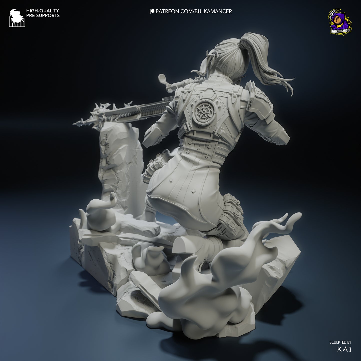 Caitlyn (Arcane) Statue