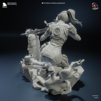 Caitlyn (Arcane) Statue