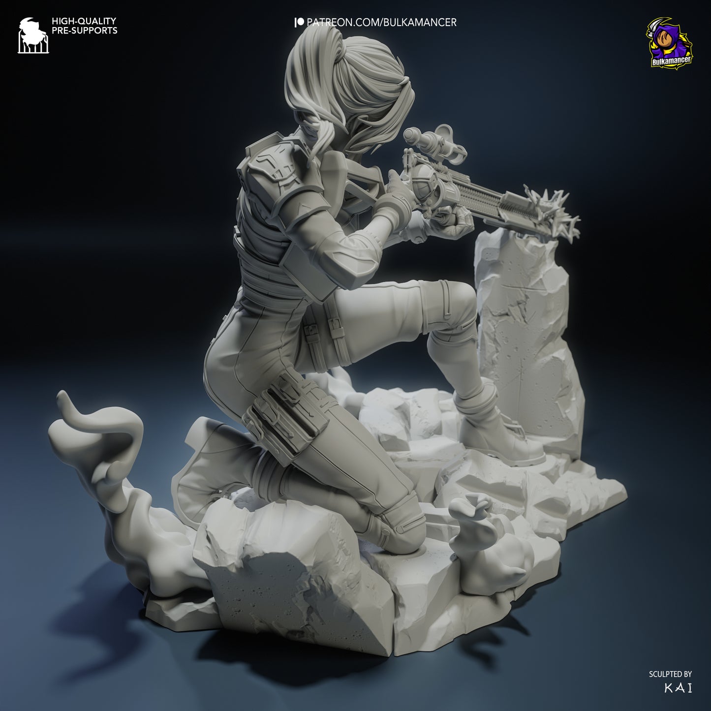 Caitlyn (Arcane) Statue