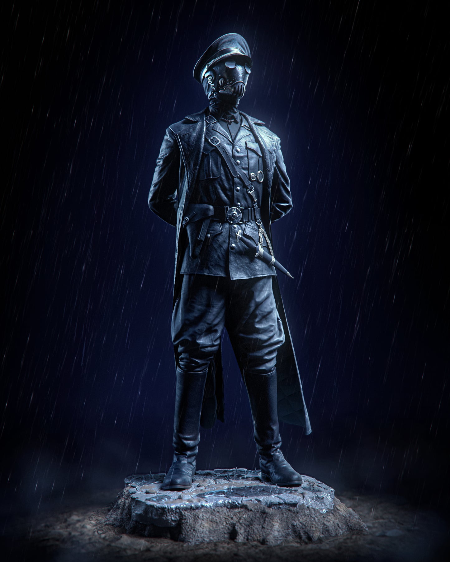 Karl Ruprecht Kroenen Statue 3D-Printed Kit