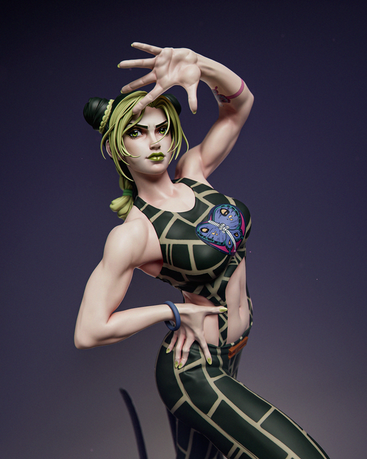 Jolyne Cujoh Statue 3D-Printed Kit