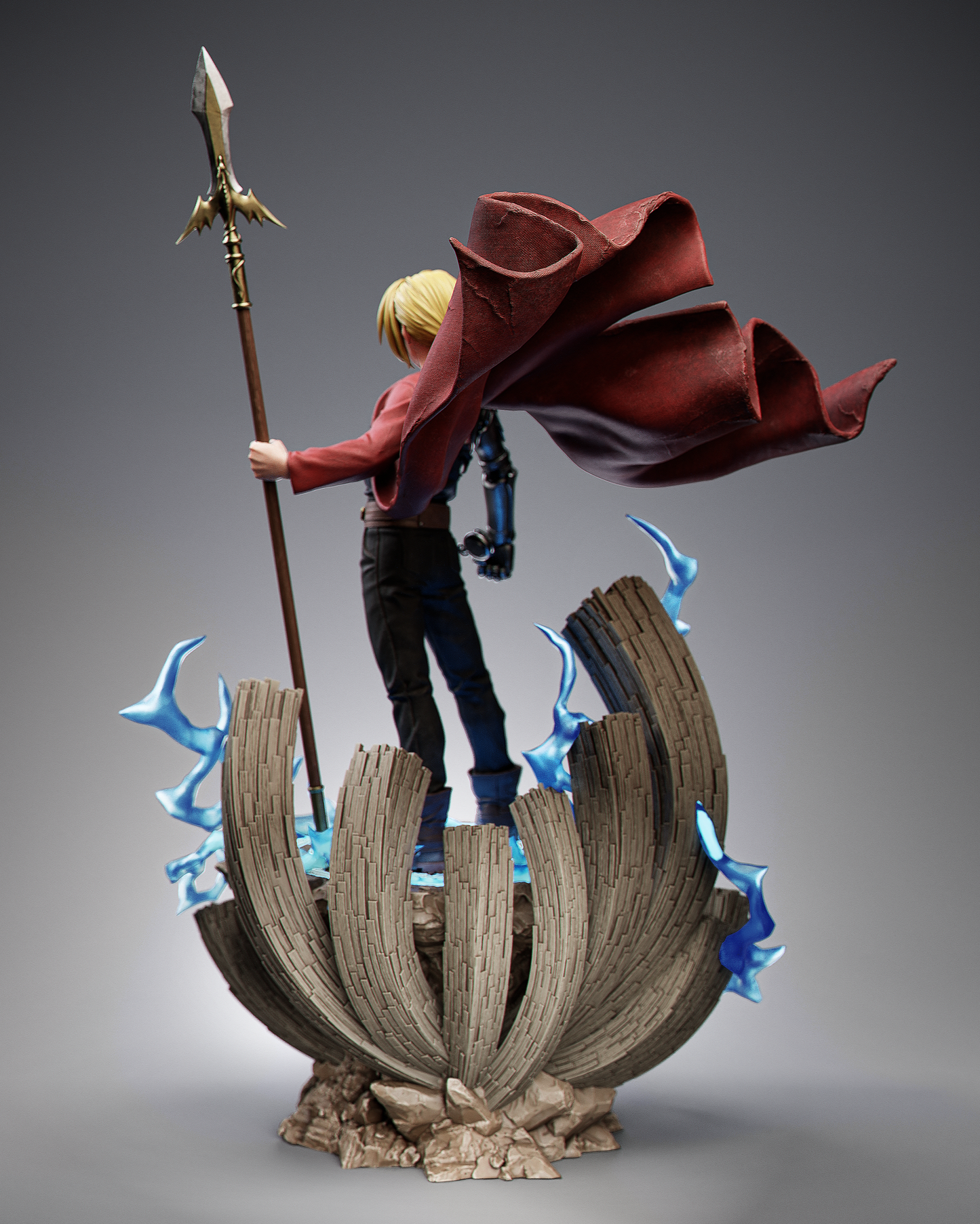 Edward Elric Statue 3D-Printed Kit