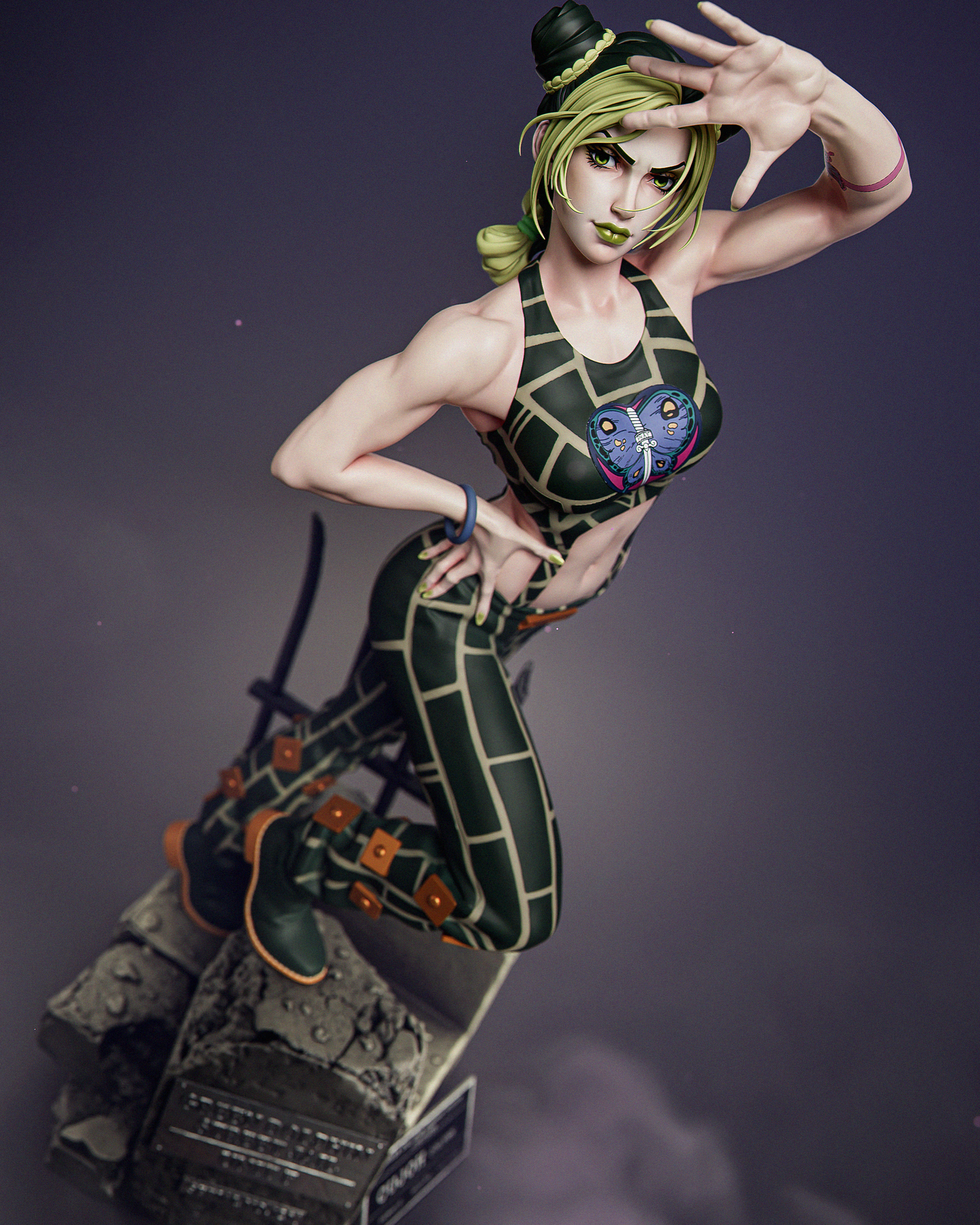 Jolyne Cujoh Statue 3D-Printed Kit