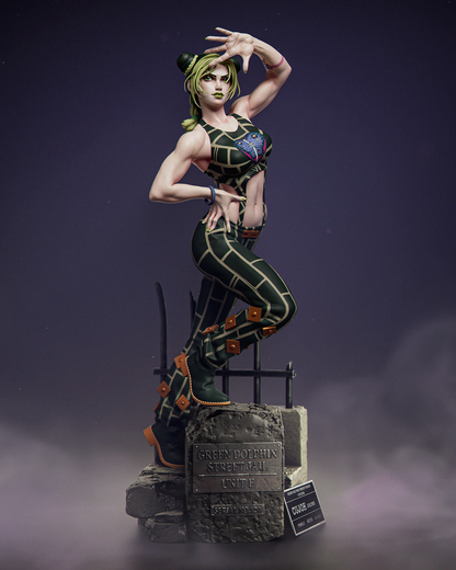 Jolyne Cujoh Statue 3D-Printed Kit