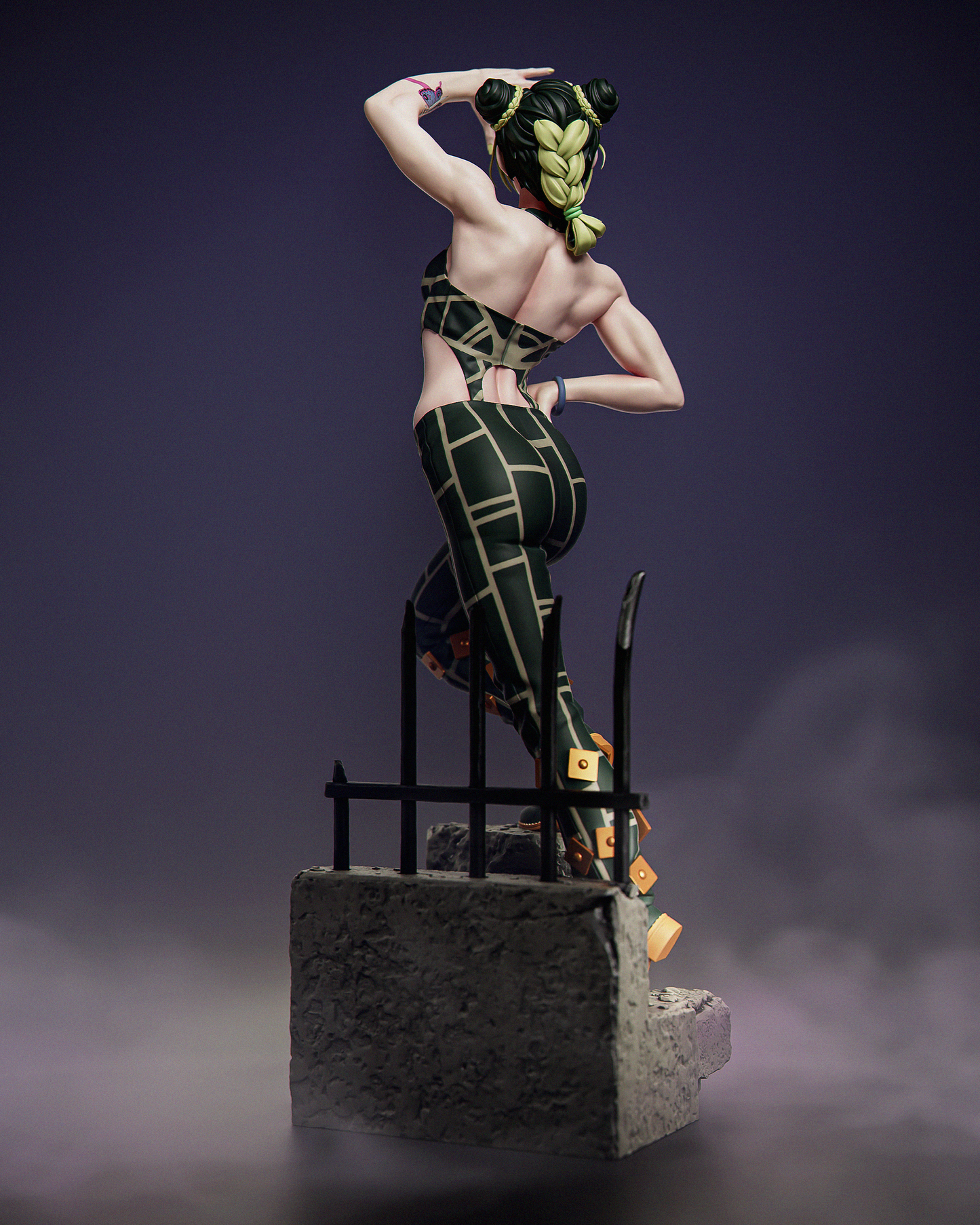 Jolyne Cujoh Statue 3D-Printed Kit
