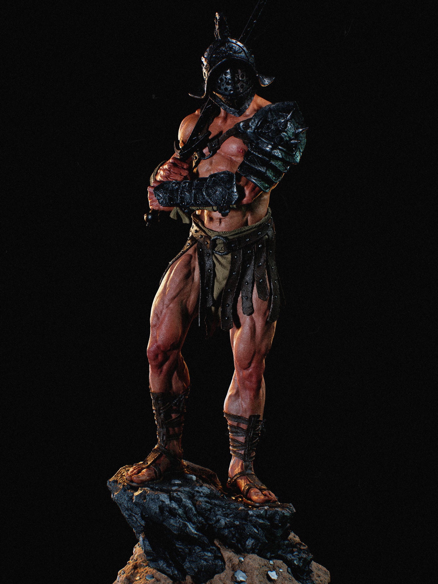 Gladiator Statue 3D-Printed Kit