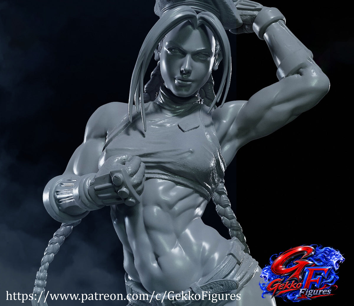 Cammy Statue 3D-Printed Kit