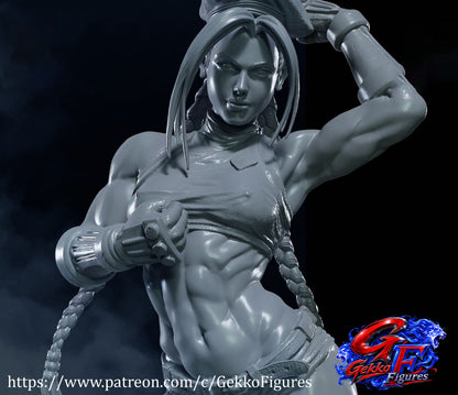 Cammy Statue 3D-Printed Kit