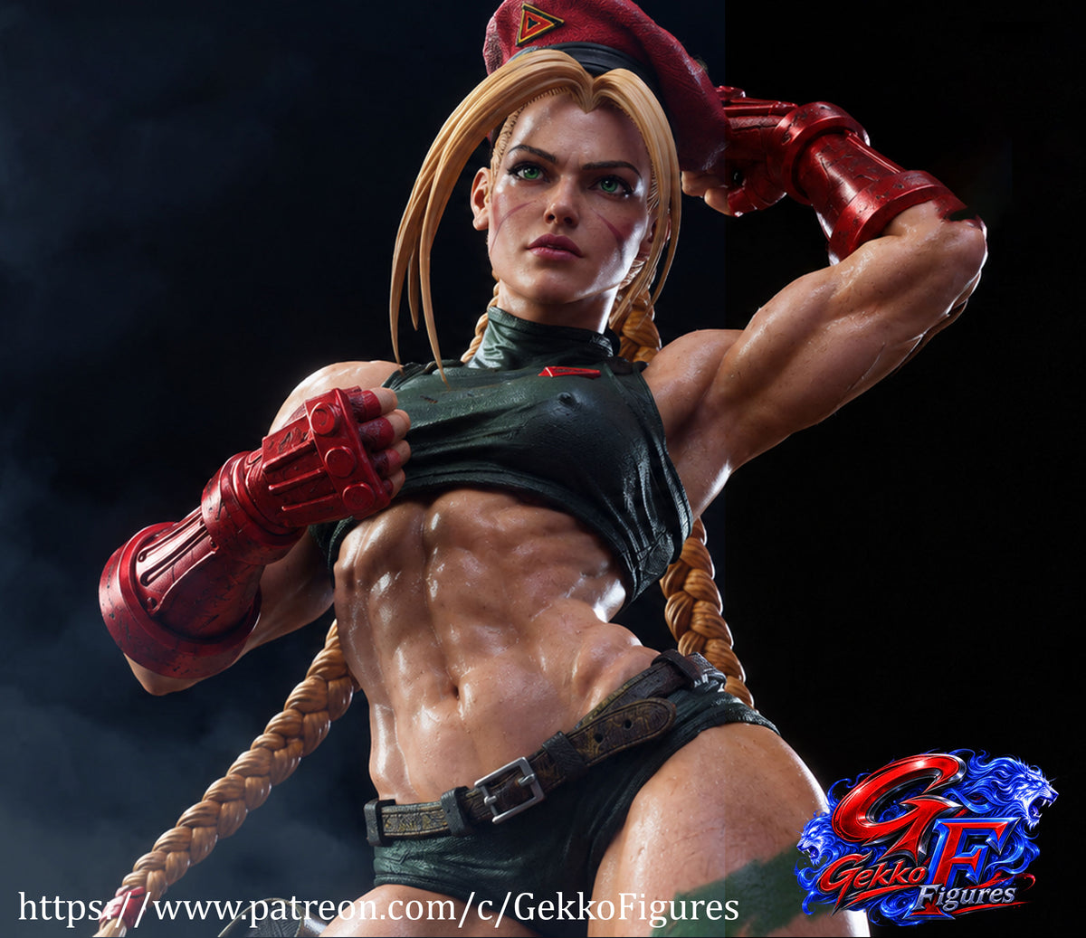 Cammy Statue 3D-Printed Kit