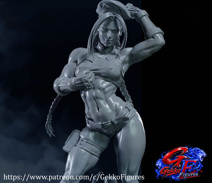 Cammy Statue 3D-Printed Kit