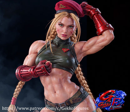 Cammy Statue 3D-Printed Kit