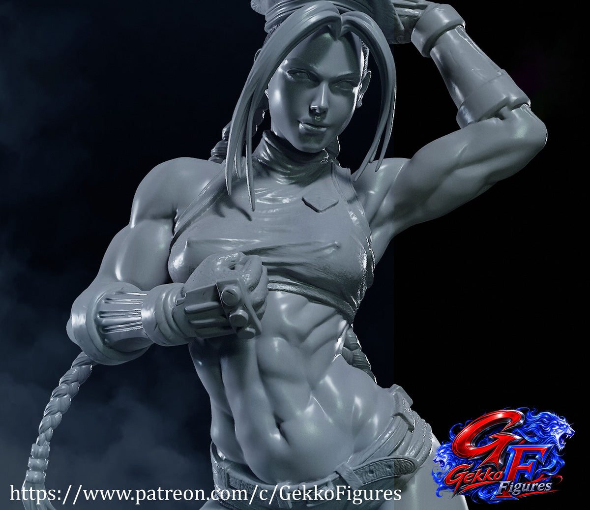 Cammy Statue 3D-Printed Kit