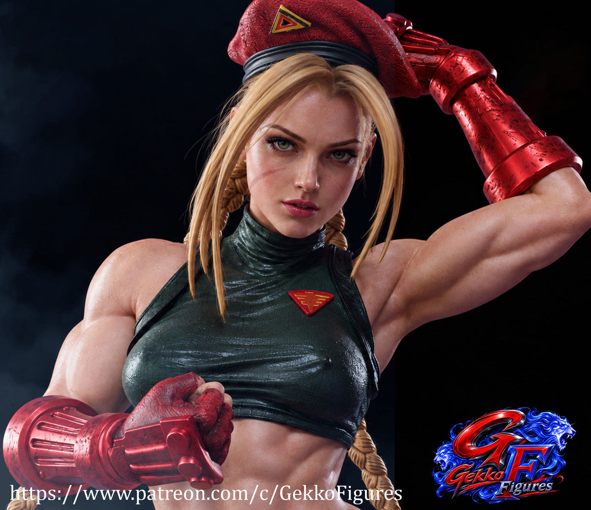Cammy Statue 3D-Printed Kit