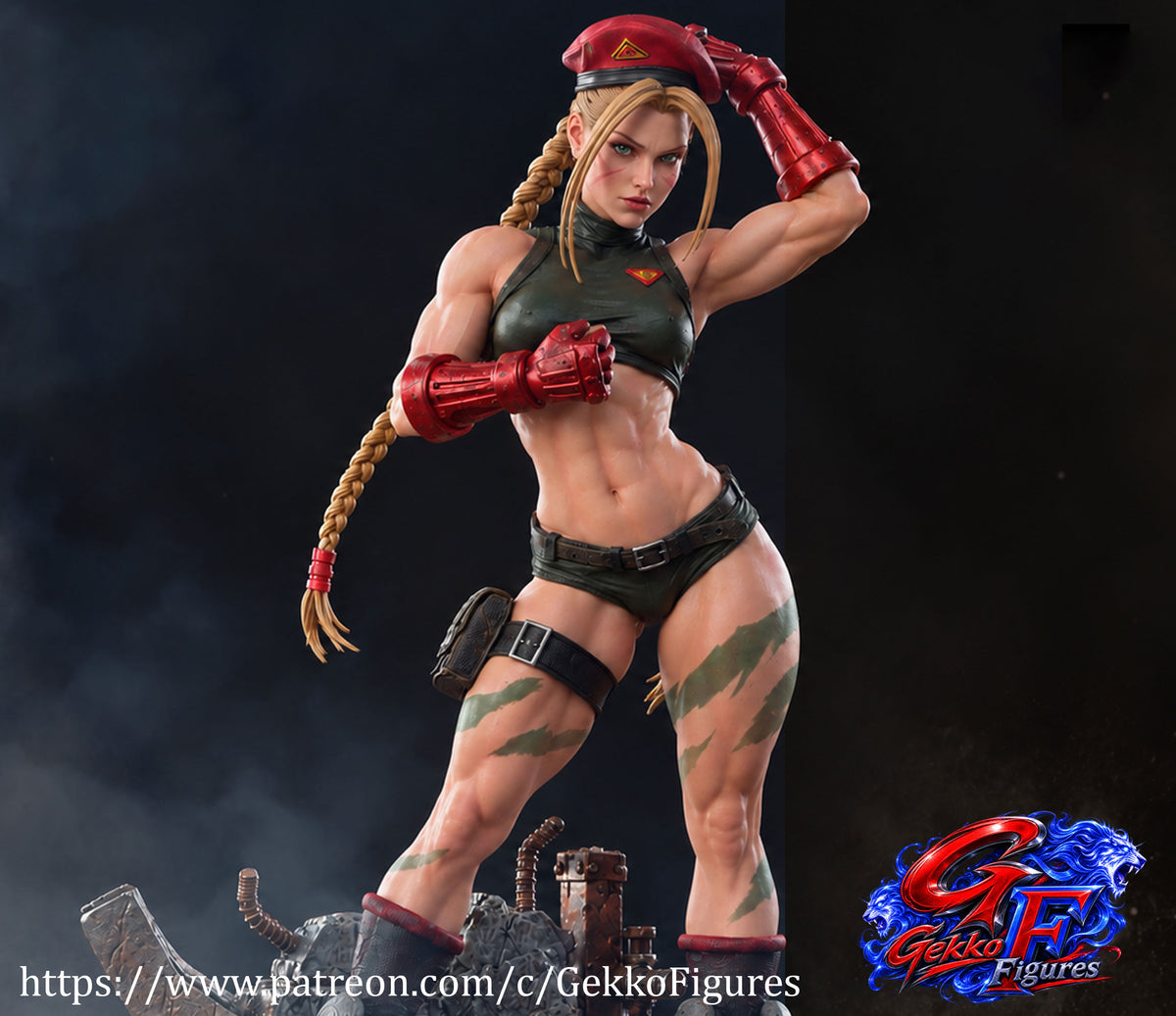 Cammy Statue 3D-Printed Kit
