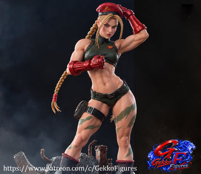 Cammy Statue 3D-Printed Kit