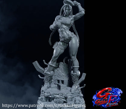 Cammy Statue 3D-Printed Kit