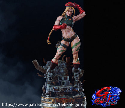 Cammy Statue 3D-Printed Kit