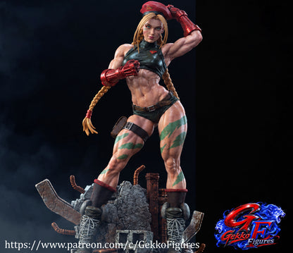 Cammy Statue 3D-Printed Kit