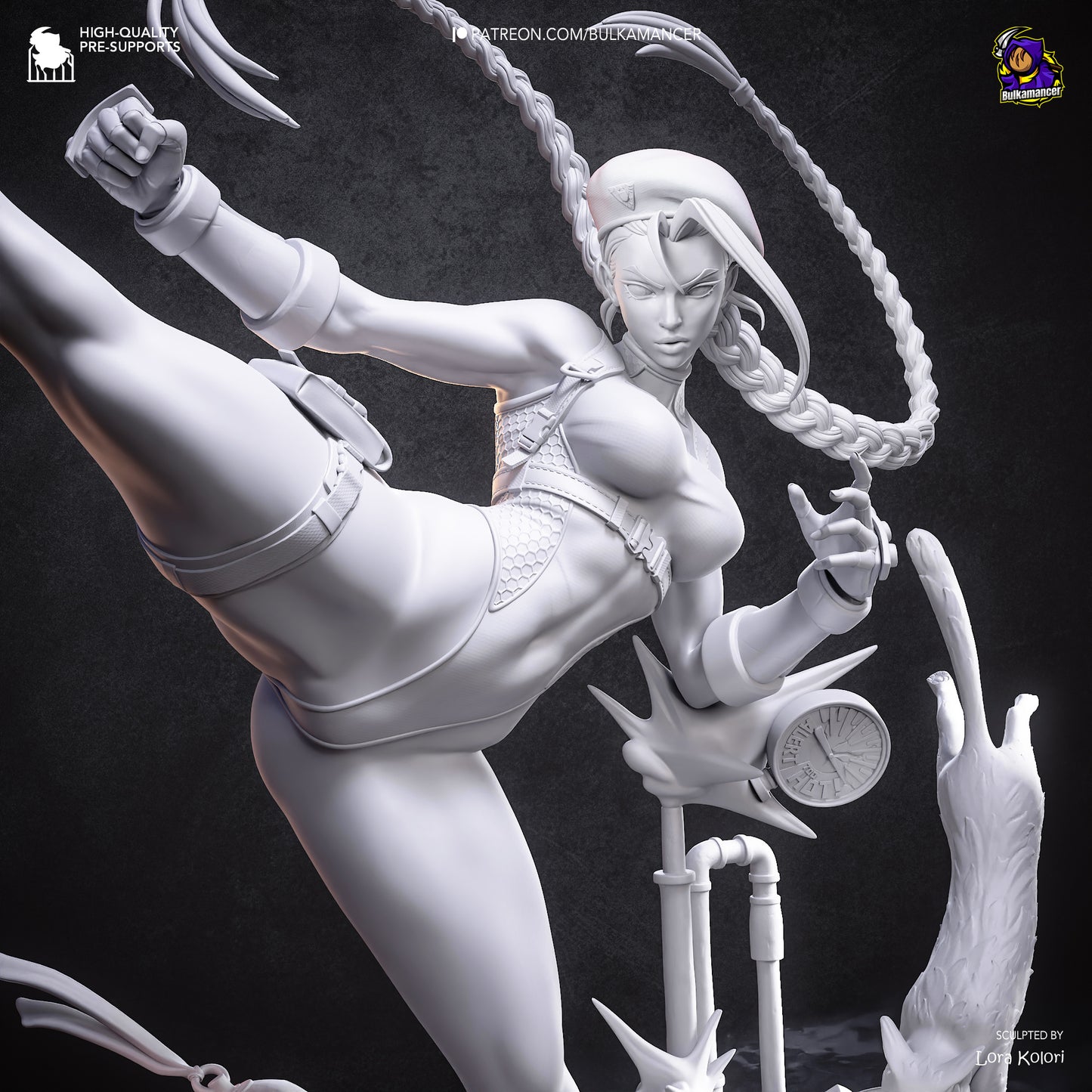 Cammy Statue 3D-Printed Kit