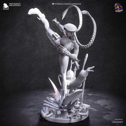 Cammy Statue 3D-Printed Kit
