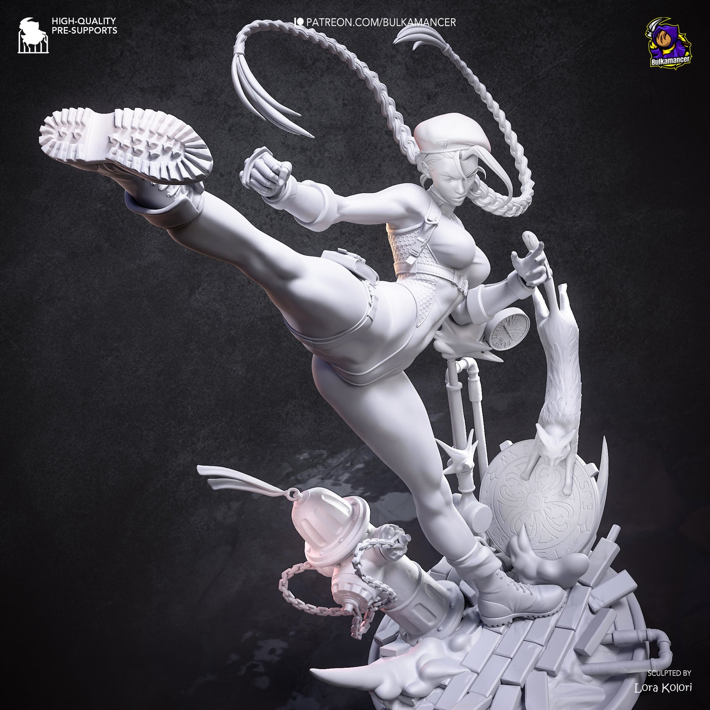 Cammy Statue 3D-Printed Kit