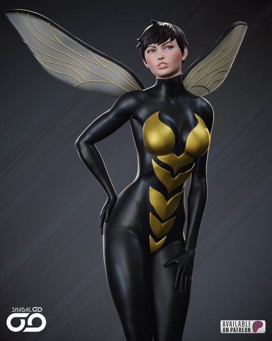 Wasp Statue 3D-Printed Kit