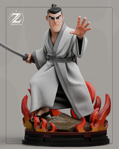 Samurai Jack Statue 3D-Printed Kit