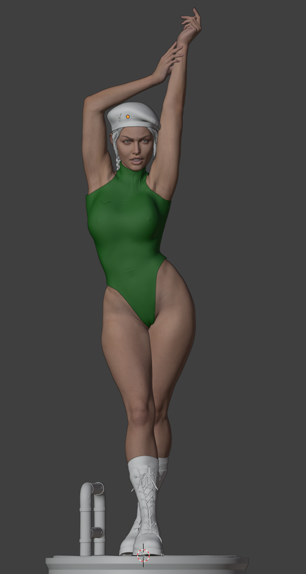 Cammy Statue 3D-Printed Kit