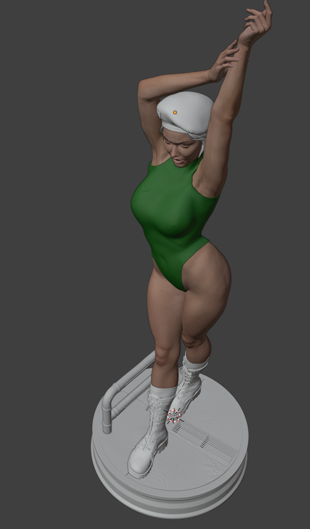 Cammy Statue 3D-Printed Kit