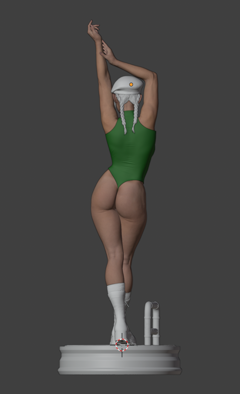 Cammy Statue 3D-Printed Kit
