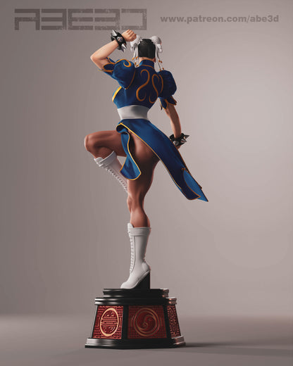 Chun-Li (SF) Statue
