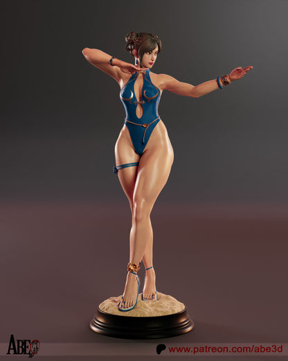 Chun-Li SF6 Skin 4 Statue