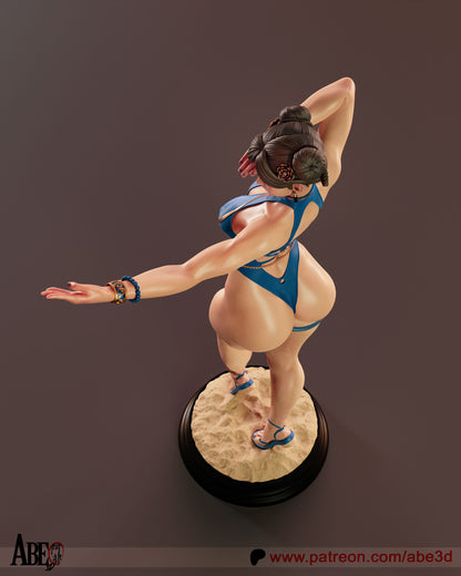 Chun-Li SF6 Skin 4 Statue