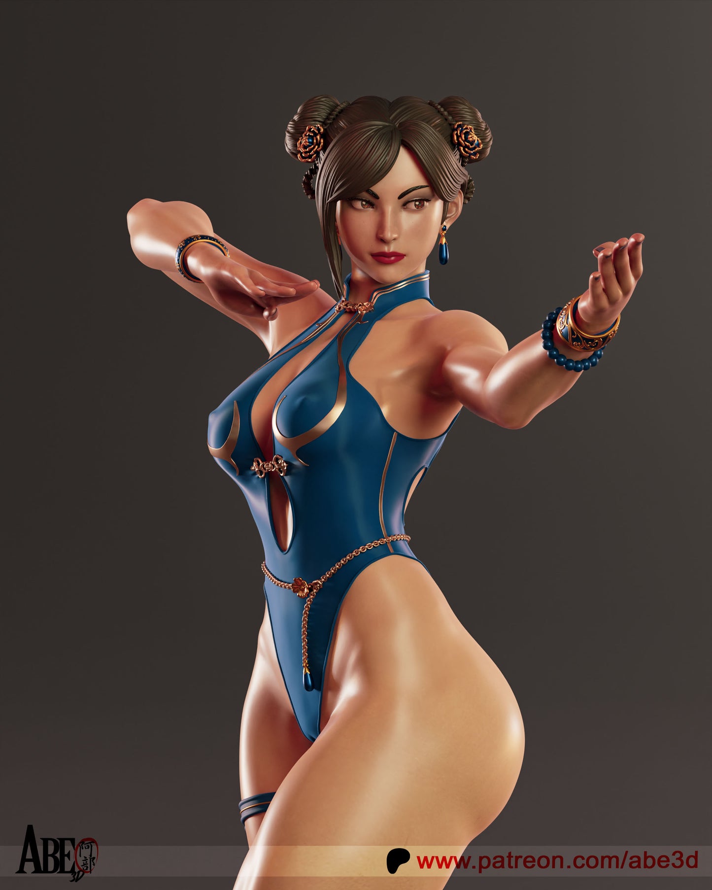 Chun-Li SF6 Skin 4 Statue
