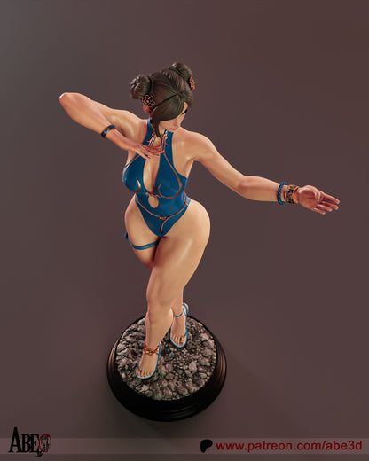 Chun-Li SF6 Skin 4 Statue
