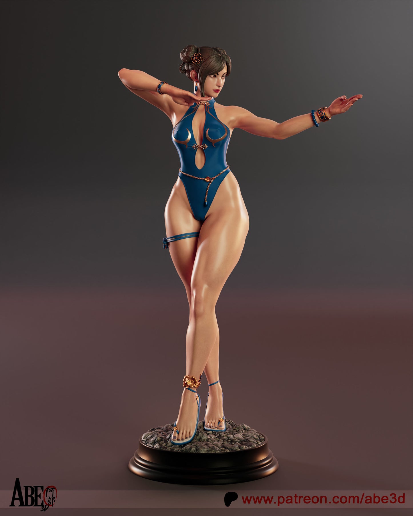 Chun-Li SF6 Skin 4 Statue